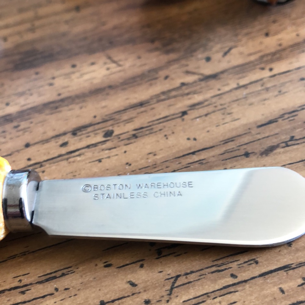 NEW Vintage BBQ Themed Stainless Steel Knife Spreaders - Picture 10 of 12